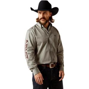 imageARIAT Mens Ariat Black Team Logo Classic FitGreyBlack
