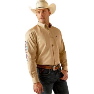imageARIAT Mens Ariat Black Team Logo Classic FitKhaki