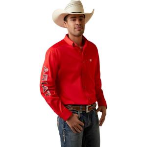 imageARIAT Mens Ariat Black Team Logo Classic FitPoppy Red