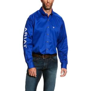 imageARIAT Mens Ariat Black Team Logo Classic FitUltramarineWhite