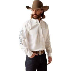 imageARIAT Mens Ariat Black Team Logo Classic FitWhite