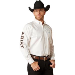 imageARIAT Mens Ariat Black Team Logo Classic FitWhiteOrange