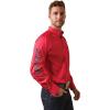 imageARIAT Mens Team Logo Twill Fitted ShirtAzalea