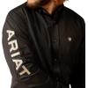imageARIAT Mens Team Logo Twill Fitted ShirtBlack