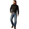 imageARIAT Mens Team Logo Twill Fitted ShirtBlack