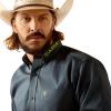 imageARIAT Mens Team Logo Twill Fitted ShirtDark Gray