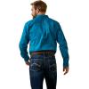 imageARIAT Mens Team Logo Twill Fitted ShirtDeep Turquoise