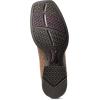 imageAriat Mens Amos Western BootHand Stained RedbrownBlack