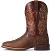 imageAriat Mens Lasco Ultra Western BootBar Top BrownBarrel Brown