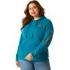 imageAriat Womens Hooded SweatshirtDeep Lagoon