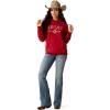 imageAriat Womens Real Beef Cow HoodieRio Red