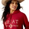 imageAriat Womens Real Beef Cow HoodieRio Red