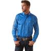 imageARIAT Mens Team Logo Twill Fitted ShirtCampanula