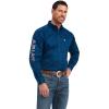 imageARIAT Mens Team Logo Twill Fitted ShirtPoseidonSerape