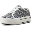 imageARIAT Womens Skylar Floral Embossed Lace Up Sneakers Shoes Casual  BrownYeehaw Print