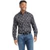 imageAriat Male Weldon Stretch Fitted Shirt Nine Iron XSmall