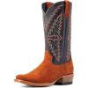 imageAriat Mens Futurity Showman Western BootDark Copper Roughout