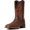 imageAriat Mens Lasco Ultra Western BootBar Top BrownBarrel Brown