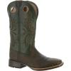 imageAriat Mens Toughy Venttek 360 Western BootHerd BrownLeaf Green