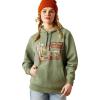 imageAriat Womens Real Beef Cow HoodieSea Spray