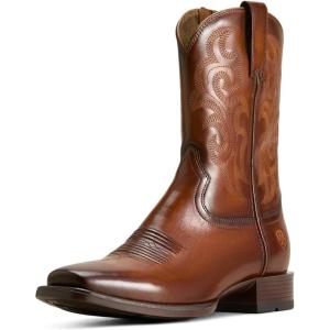 imageARIAT Mens Bodie Western Boot Mid CalfBitter Brown