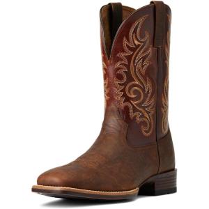 imageAriat Mens Lasco Ultra Western BootBar Top BrownBarrel Brown