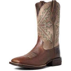 imageAriat Mens Qualifier Western BootChamp BrownRosin Tan