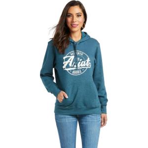 imageAriat Womens Real Beef Cow HoodieTeal