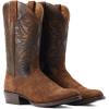 imageAriat Mens Bankroll Western BootHippo Tan SuedeBrooklyn Brown