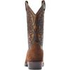 imageAriat Mens Bankroll Western BootHippo Tan SuedeBrooklyn Brown