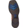 imageAriat Mens Dagger Cowboy BootDark Tabac Full Quill Ostrich