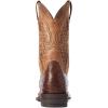 imageAriat Mens Dagger Cowboy BootDark Tabac Full Quill Ostrich