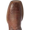imageAriat Mens Reckoning Western BootDark Tabac Smooth Quill Ostric