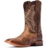 imageAriat Mens Point Ryder Western BootDry Creek TanBurnt Brown