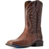 imageAriat Mens Reckoning Western BootDark Tabac Smooth Quill Ostric