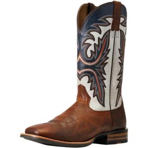 imageAriat Mens Brushrider Western BootPenny BrownCoastal Cream