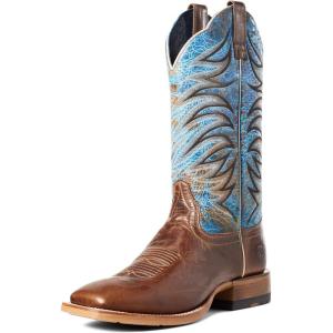 imageAriat Mens Firecatcher Western BootWell BrownBlue Lake