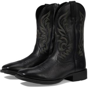 imageAriat Mens Slim Zip Ultra Western BootBlack Deertan
