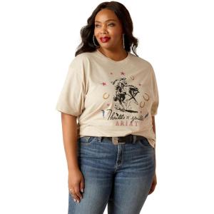imageAriat Womens Thrills N Spills TShirtOatmeal Heather