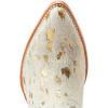imageARIAT Womens Bandida Western BootWhite Metallic Hair on