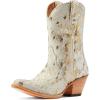 imageARIAT Womens Bandida Western BootWhite Metallic Hair on