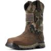 imageAriat Mens Rebar Flex Patriot Waterproof Composite Toe Work BootDark Brown