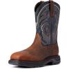 imageAriat Mens WorkHog XT Cottonwood Carbon Toe Work BootBrown Oiled RowdyMidnight Blue