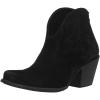 Distressed Black Suede