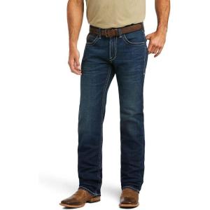 imageARIAT Mens M5 Straight Stretch Remming Stackable Straight Leg JeanFord