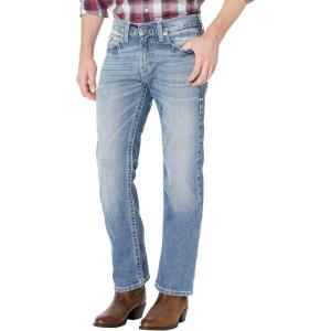 imageARIAT Mens M7 Rocker Stretch Stirling Stackable Straight Leg Jean Pants Shasta 30 Regular US