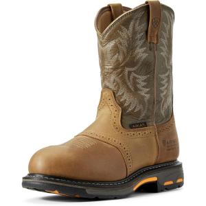 imageARIAT Mens Workhog Waterproof Composite Toe Work BootAged Bark