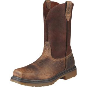 imageAriat Mens Rambler Wedge Steel Toe Work BootEarthBrown