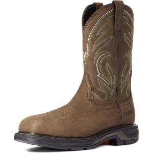 imageAriat Mens WorkHog XT Cottonwood Carbon Toe Work BootDistressed Brown