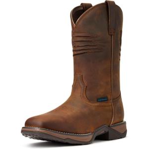 imageAriat Womens Anthem Patriot Waterproof Western BootDistressed Brown